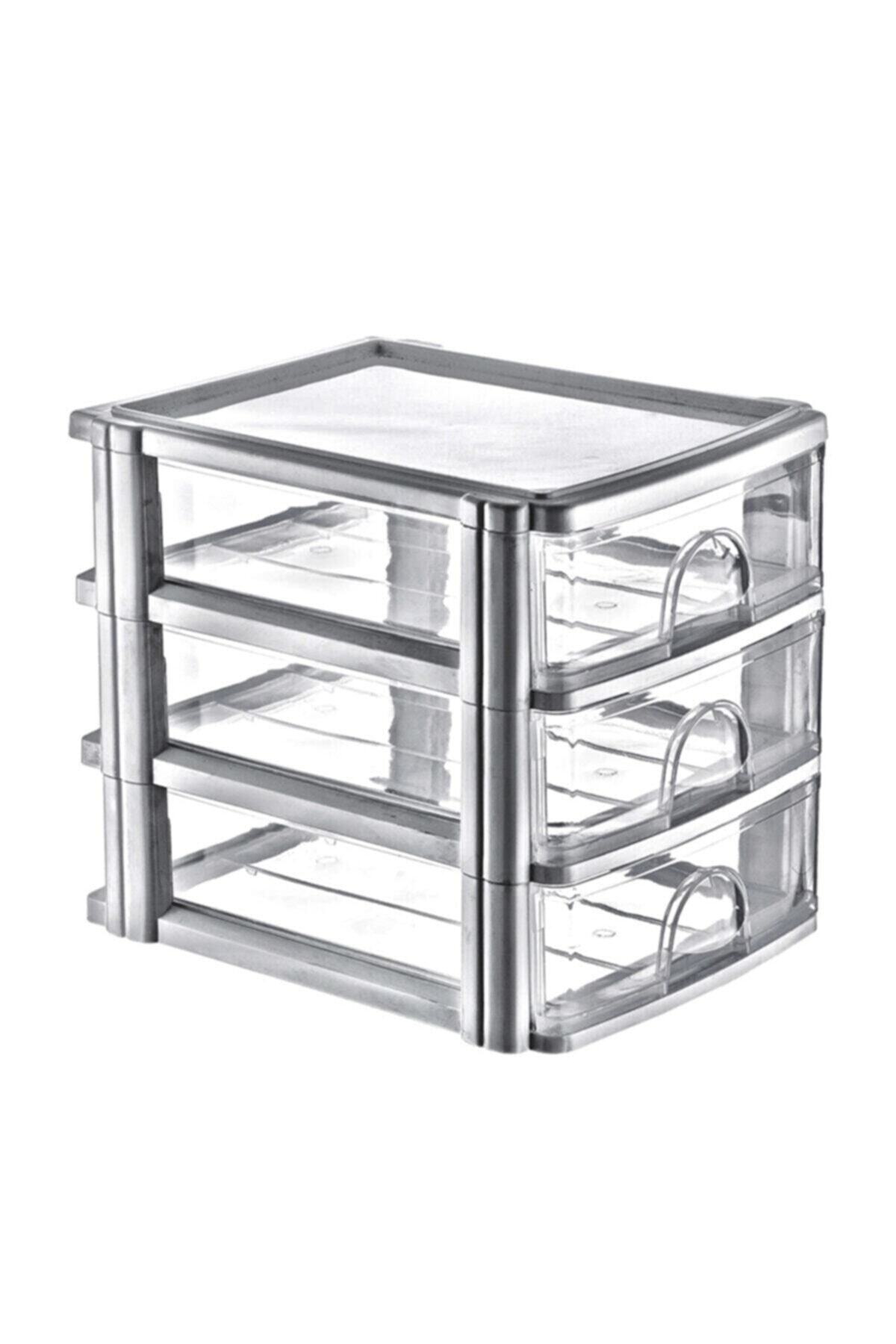 bimbambom-A4 Paper Holder with 3 Drawers, Organizer Document Rack, Dw130 1