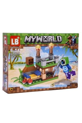 Minecraft Seti My World 84 Parça No1 Ve Hediye Anahtarlık dop11421168igo