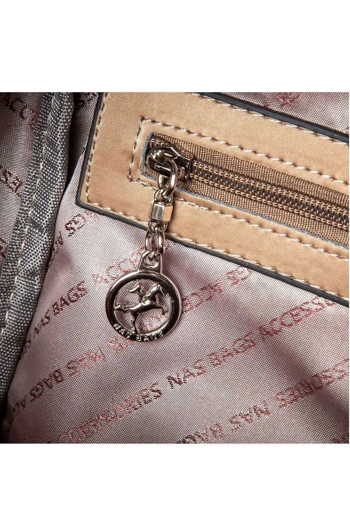 NAS BAG Saten Sırt Çanta Siyah