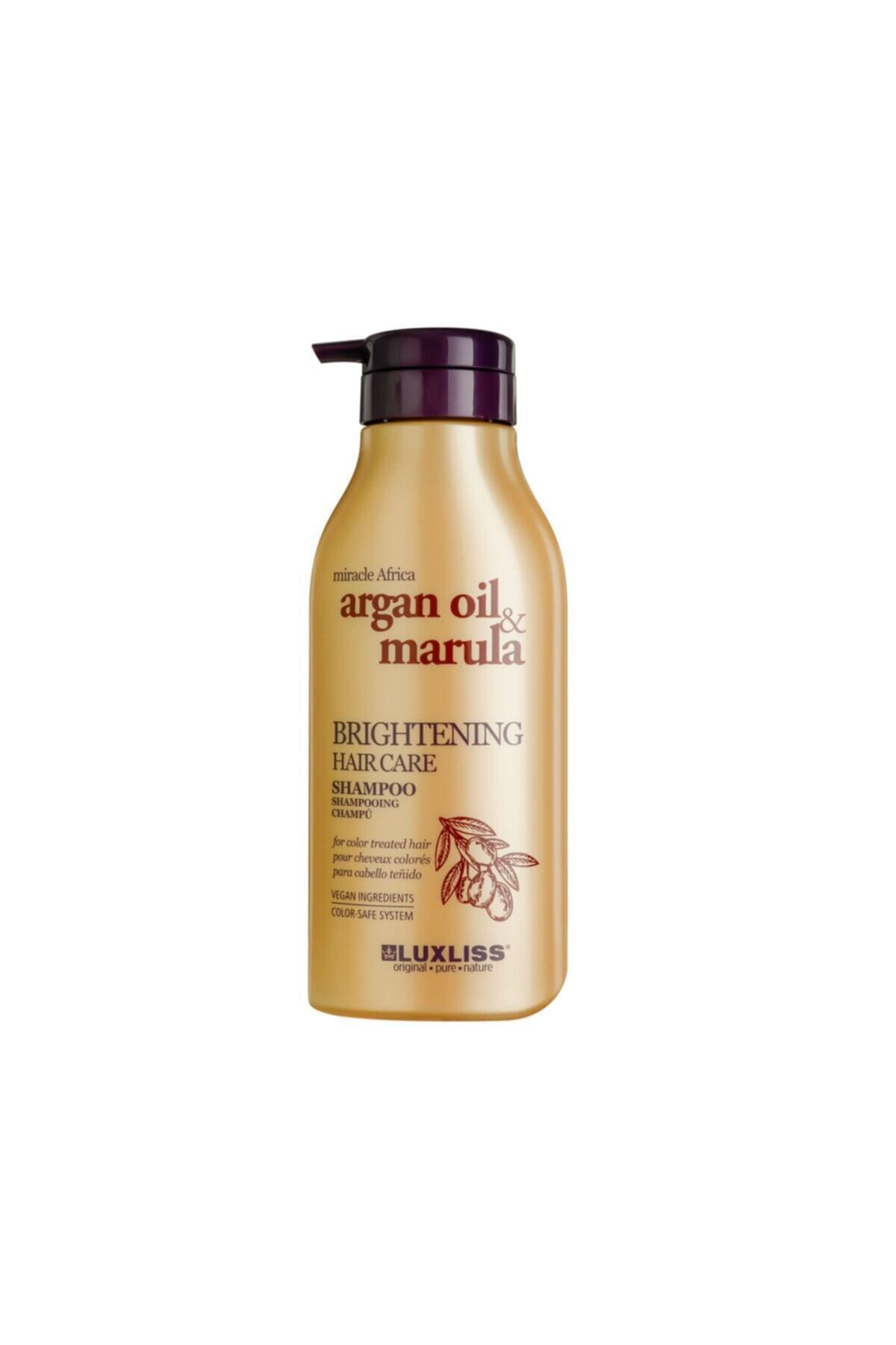 Luxlıss Brightening Argan Oil Marula Şampuan 500ml