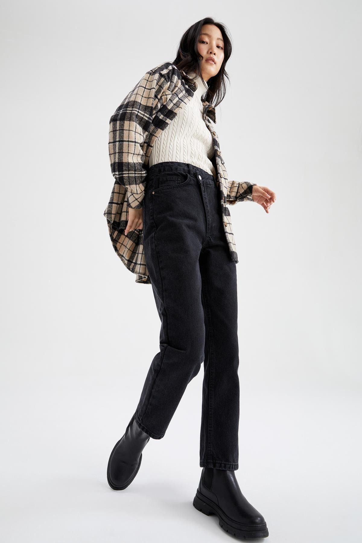 Mary Straight Fit Jean %100 Pamuk Pantolon