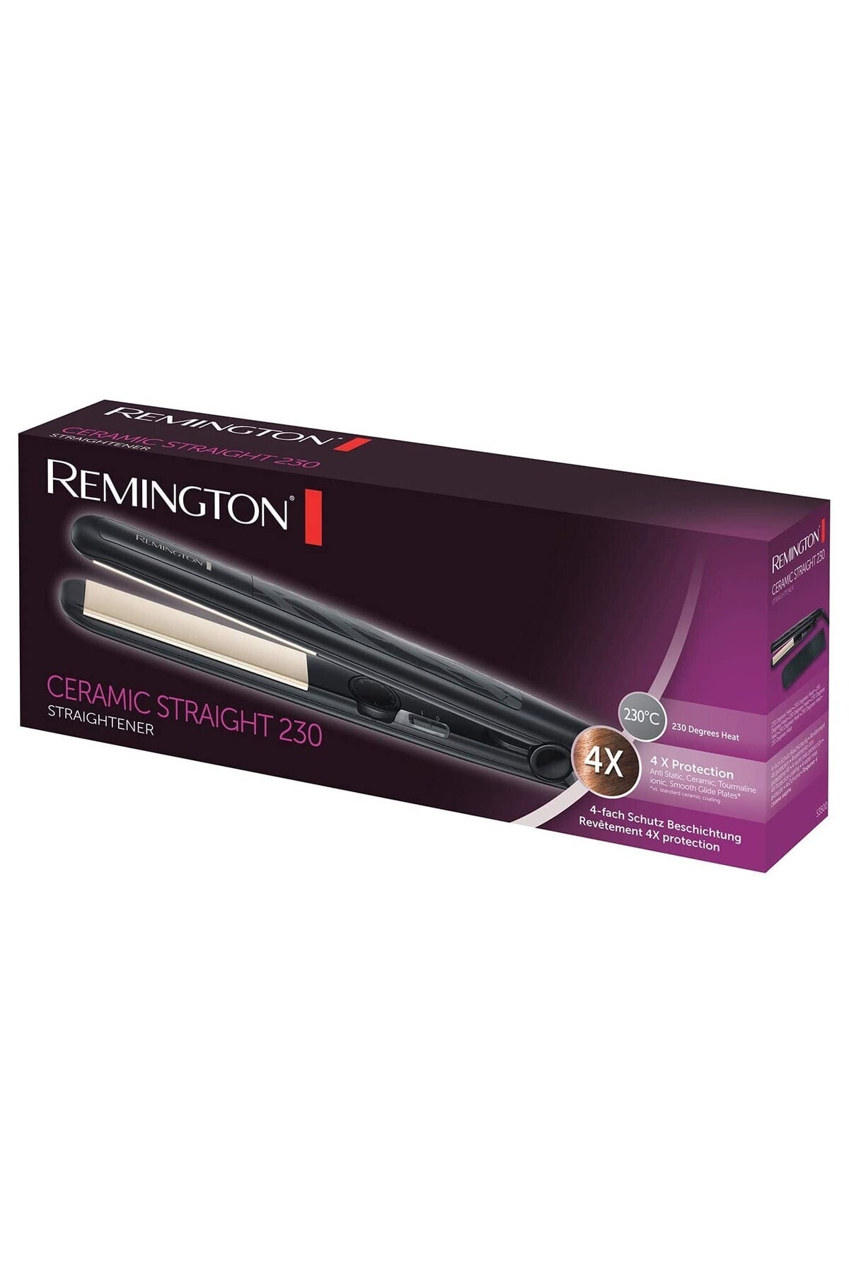 Remington s3500 ceramic plates hair straightener clearance