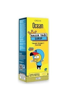 Omega3 Limon Aromalı Balık Yağı Şurup 150 ml ORZ872499
