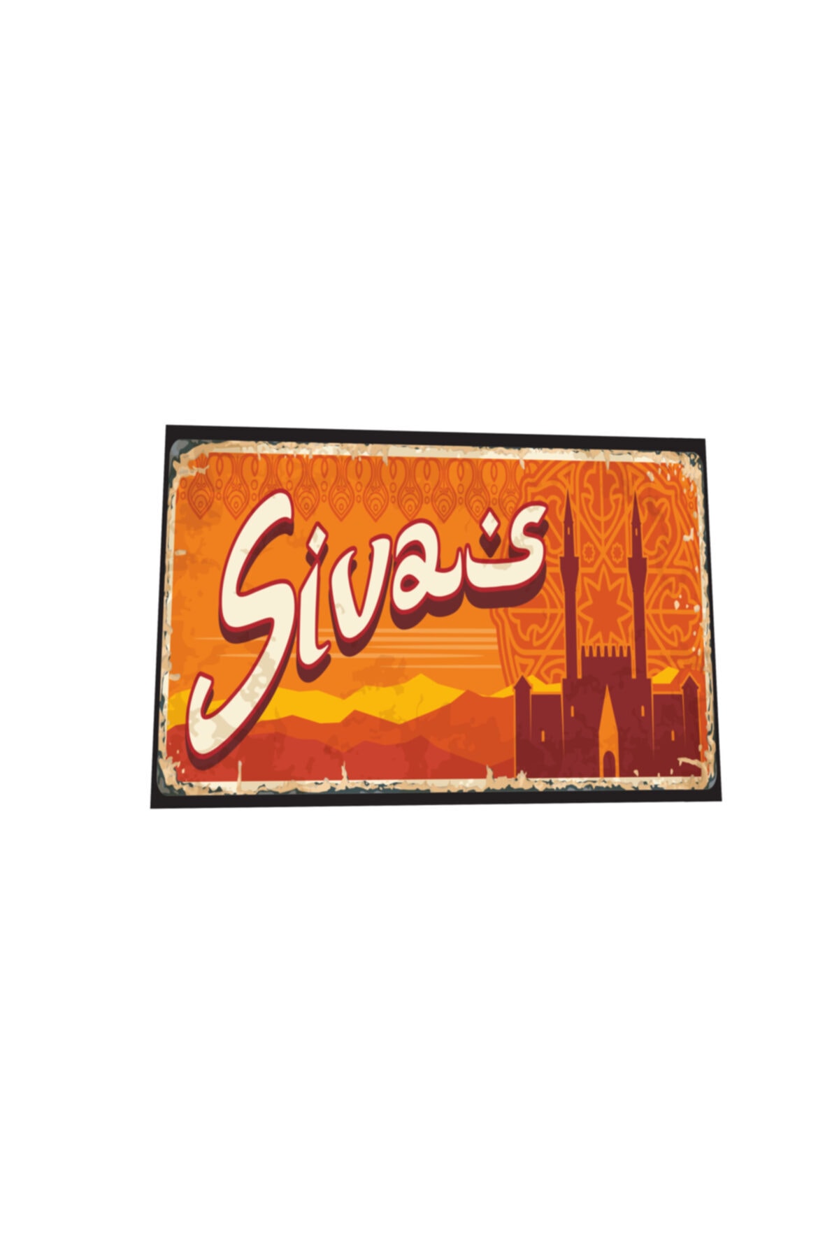 Sivas City Posters Retro Wooden Poster