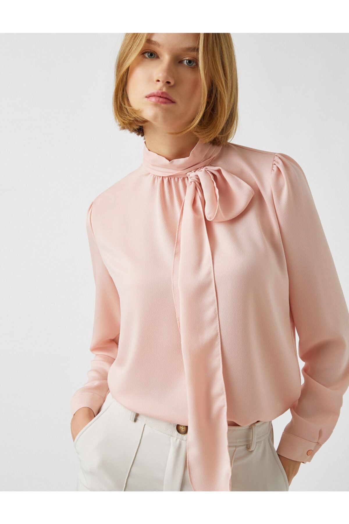 Koton Bluse Rosa Regular Fit Fast ausverkauft