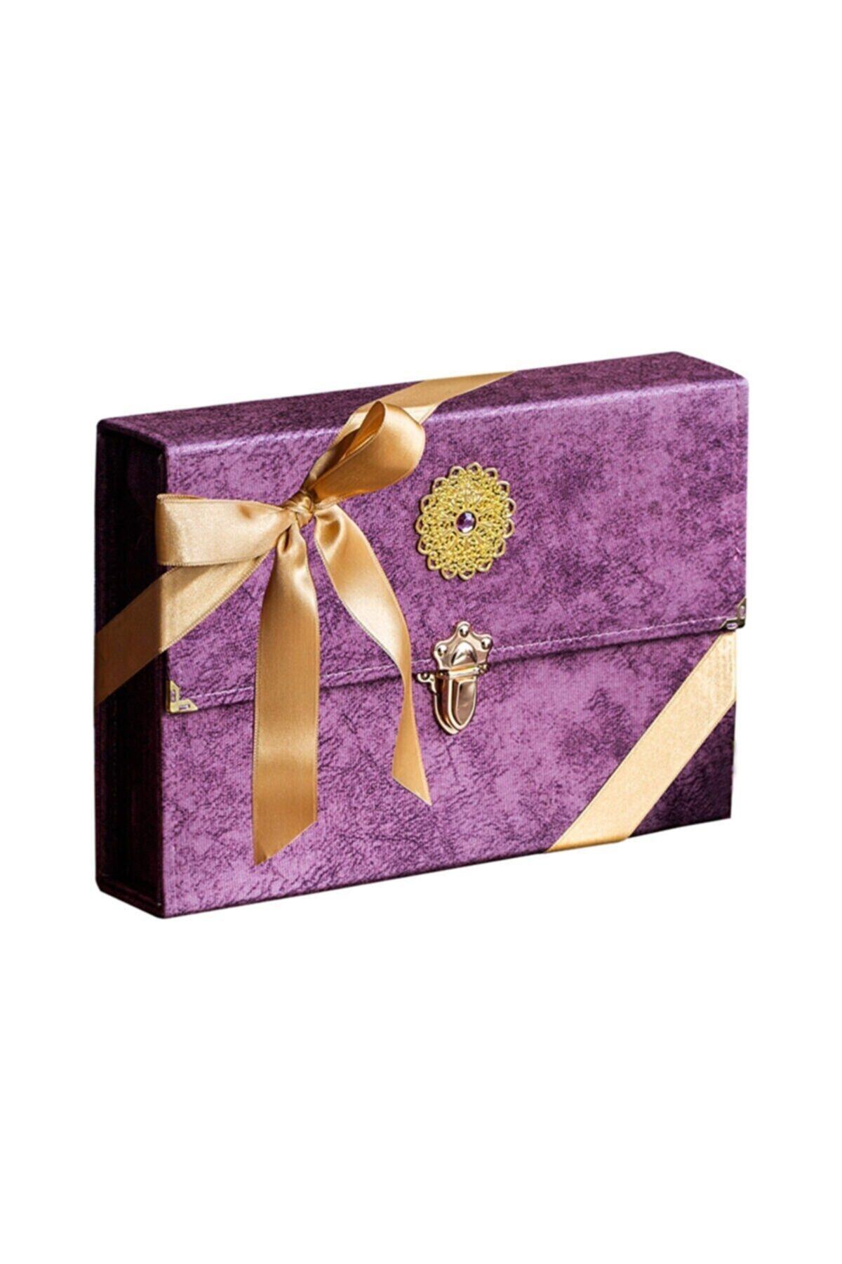 Medrese Yayınları Hatim Çantalı Kadife Kuranı Kerim Sesli Dinleme Lila Diyanet Mühürlü Gelin Damat Bohçası Çeyiz fotoğrafı 6 (önizleme)