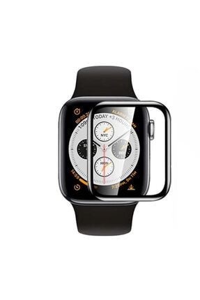 Apple Watch 7 45 mm Saat Ekran Koruyucu Pet Cam Tam Kaplar Watch 7 Kırılmaz