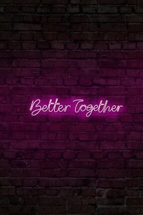 Better Together Neon Duvar Yazısı Led Dekoratif Duvar Aydinlatmasi Bettertogether1