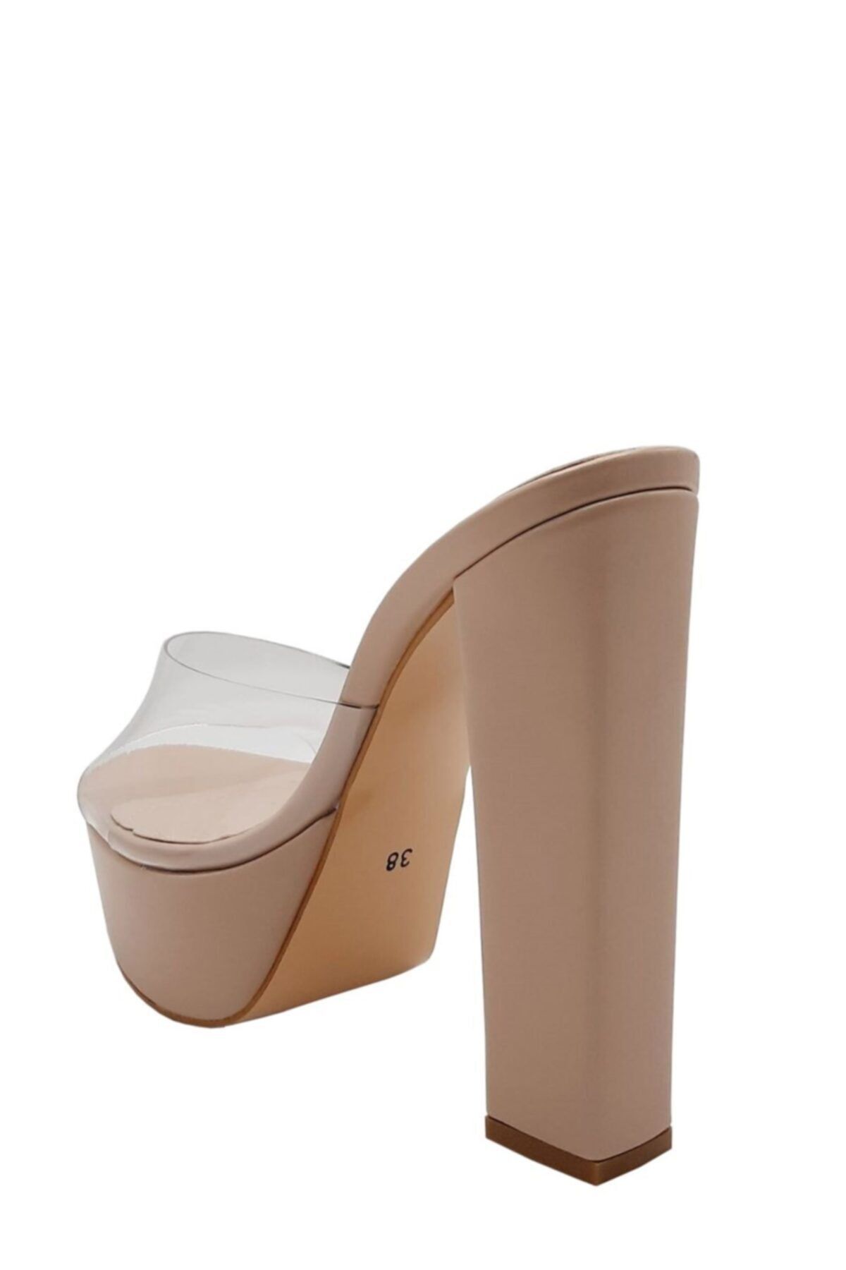 کفش مجلسی زنانه شفاف از 010 212019 اورجینال Moulin Shoes