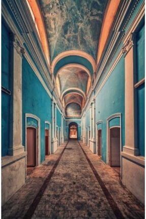 Mavi Koridor Marcel Sanat Elmas Mozaik Tablo 41x61cm M20174024
