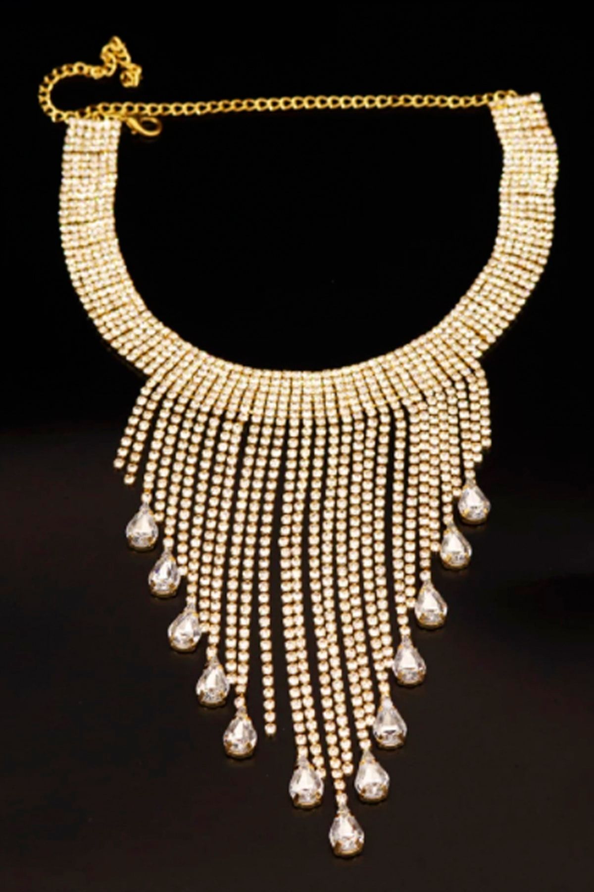 VS ACCESSORY Luxury Tassel Choker Necklace Trendyol