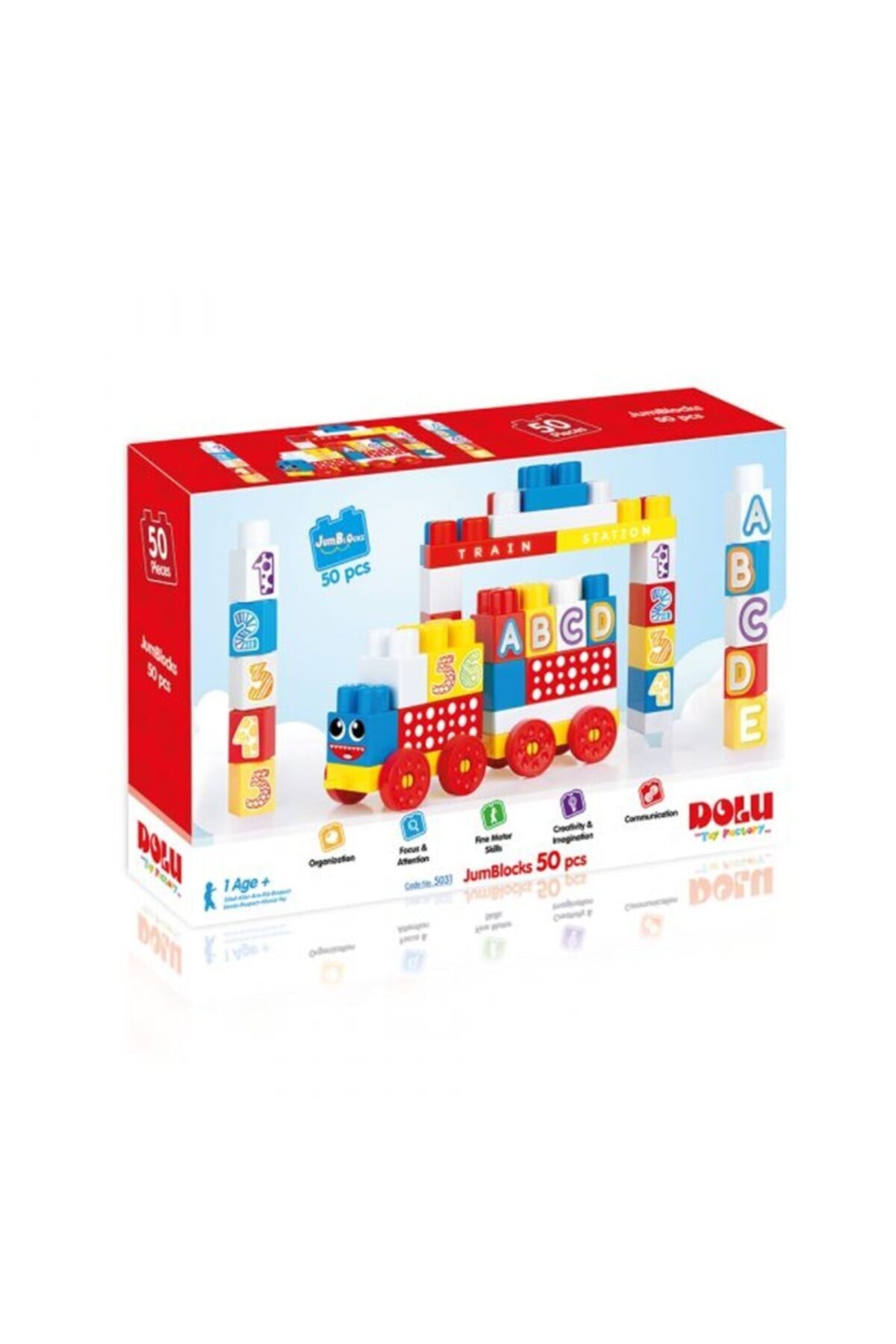 DOLU OYUNCAK 5031 Dolu, Mega Blok Seti 50 Parça