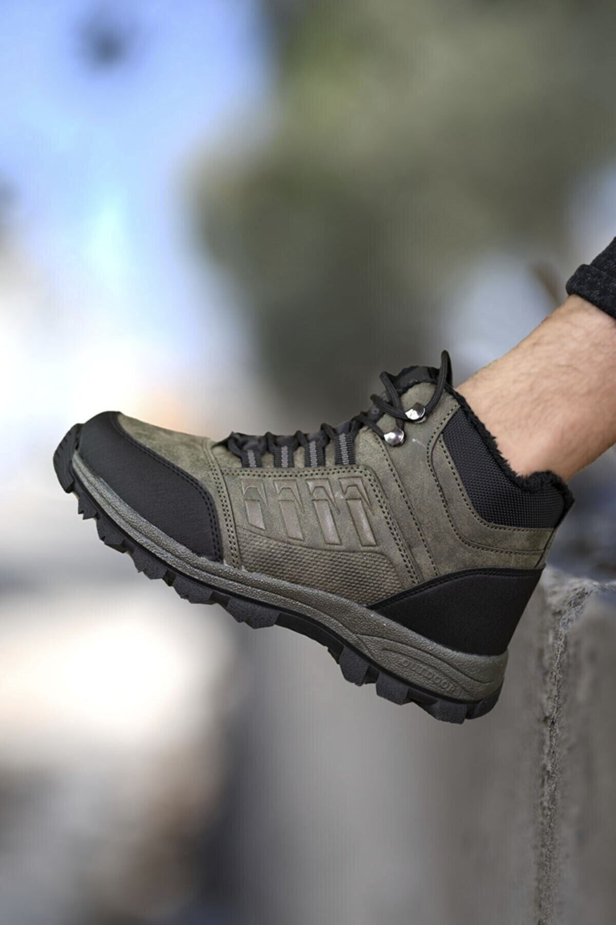 چکمه‌های مردانه زمستانی خزدار خاکی X-step X6 XStep