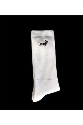 Kaliteli Dikişsiz Unisex Nakışlı Havlu Çorap DikişsizÇorapSerisi