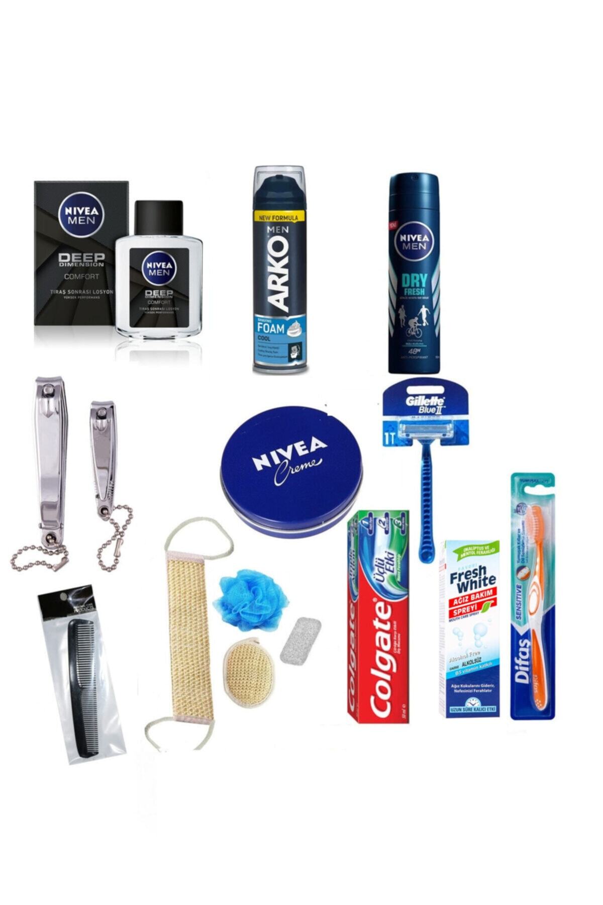 NIVEA Damat Çeyiz Seti 15 Parça - Sandıksız Damat Nişan Bohça Seti