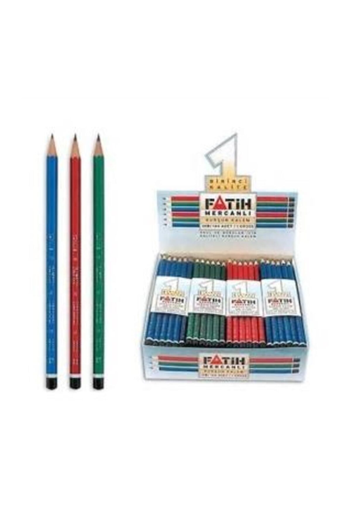 Fatih Mercanlı Kurşun Kalem 144 Adet (1 Paket, 12 Düzine)