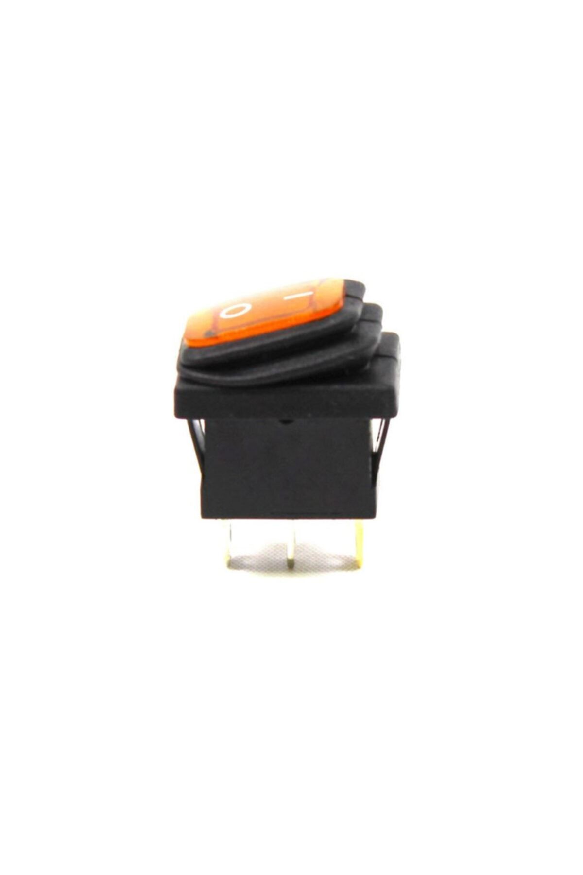Kampa-Bellows Illuminated Switch Orange, On-off 3 Pin - Button Push Button Switch 2