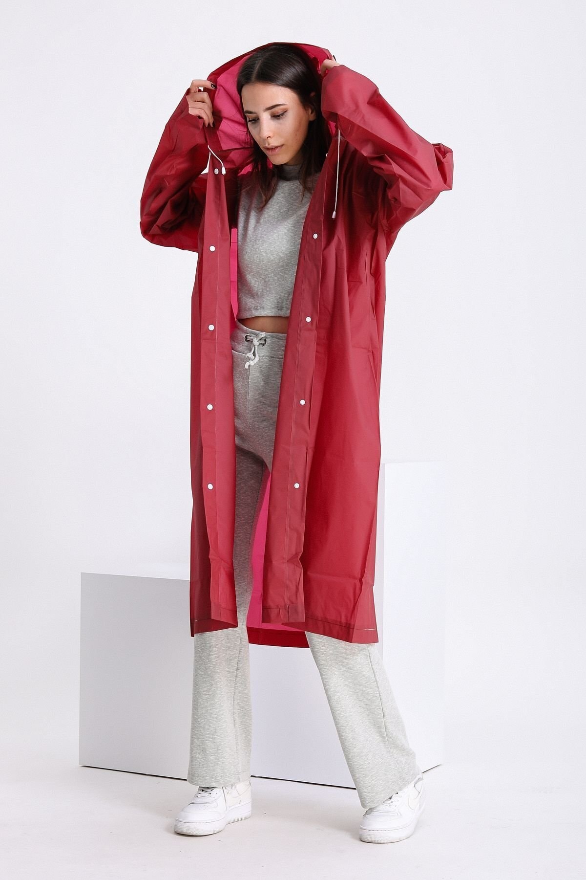 CurcunaShop  Yağmurluk Unisex Su Geçirmez Eva Kumaş - Görsel 2