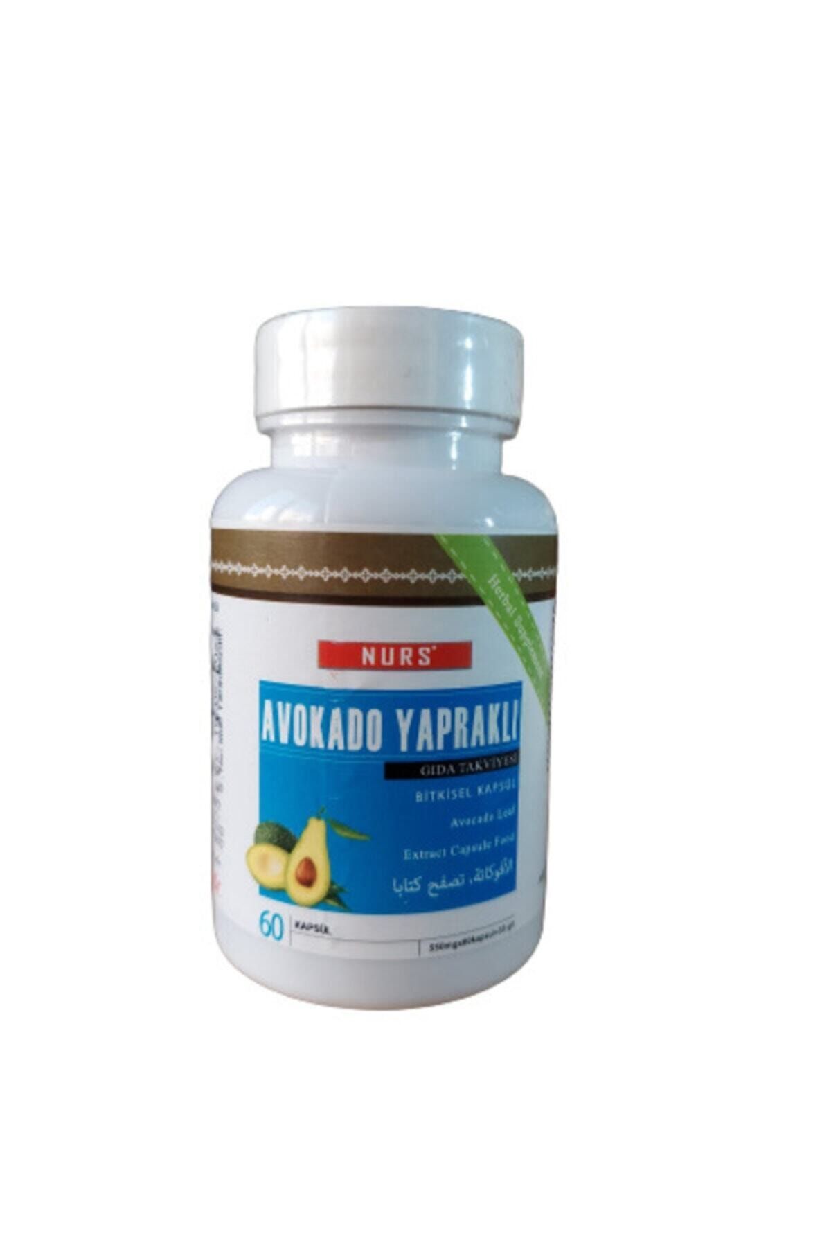 Avakado Yapraklı Bitkisel Karışımlı Kapsül 60 Lı