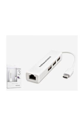 Hd4545 Type-c To Ethernet + 3 Port Usb Çoklayici USB-038