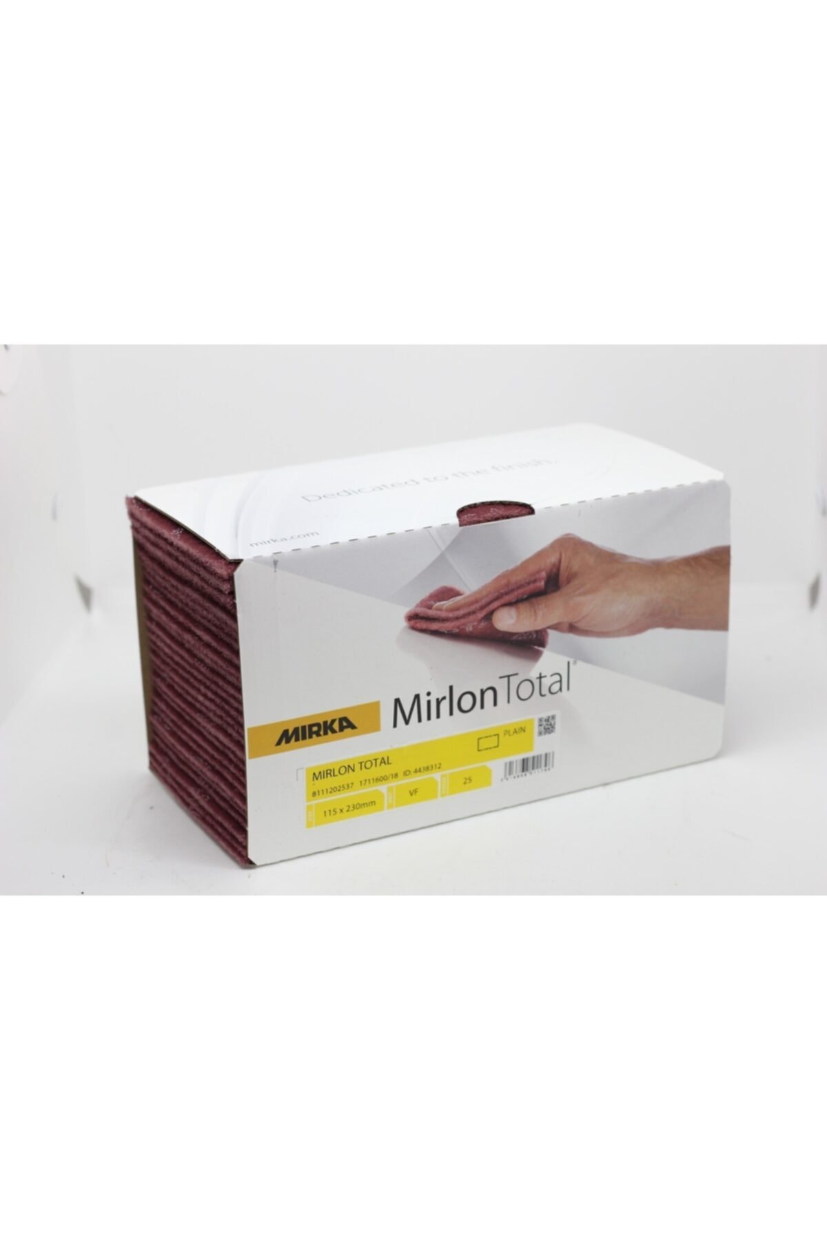 MİRKA Mirlon Total 115x230 Mm Vf 360 Kırmızı Keçe 25 Adet