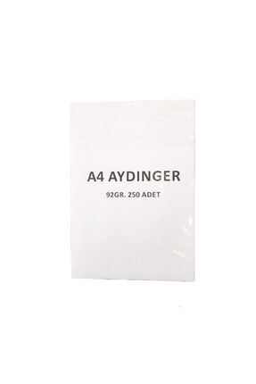 A4 Aydınger 92 gr 1 Paket 250 Adet 8699847500044