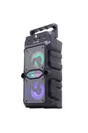 Kts-1096 Taşınabilir Kablosuz Bluetooth Hoparlör-karaoke Hoparlör 3 Inç X 2 Led Işık Owwo-Kts1096