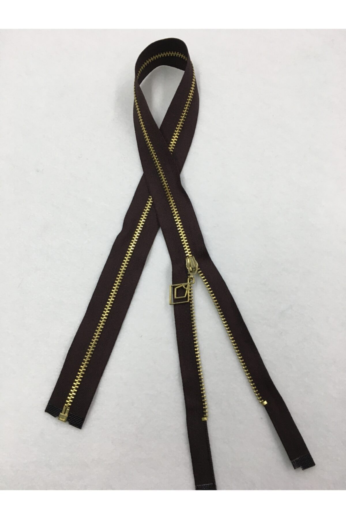 Demir Tooth Coat Cardigan Vest Zipper 70 Cm Brown