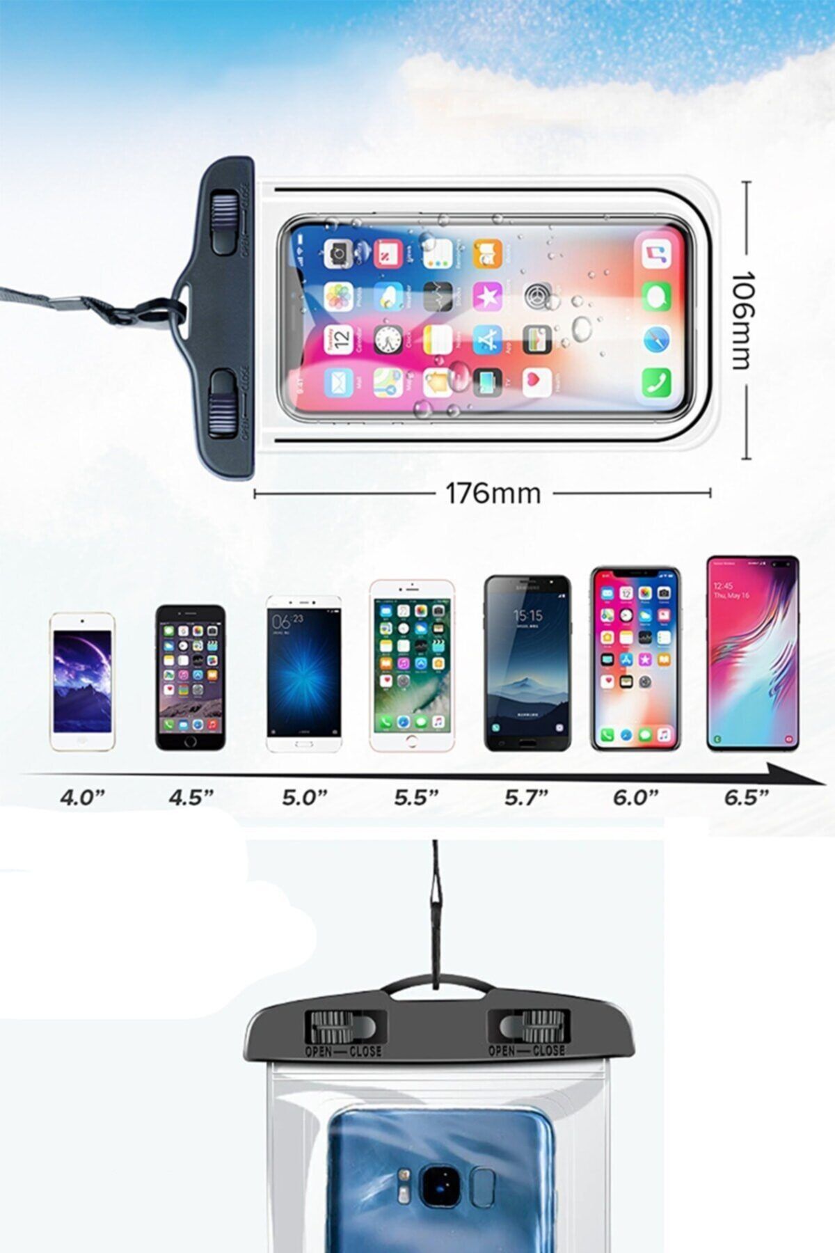 MEZİGARC-Iphone 6s Plus Waterproof - Waterproof Case and Underwater Container 4