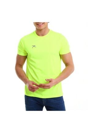 Erkek Basic T-shirt Tres Sarı RPTS102-XN9