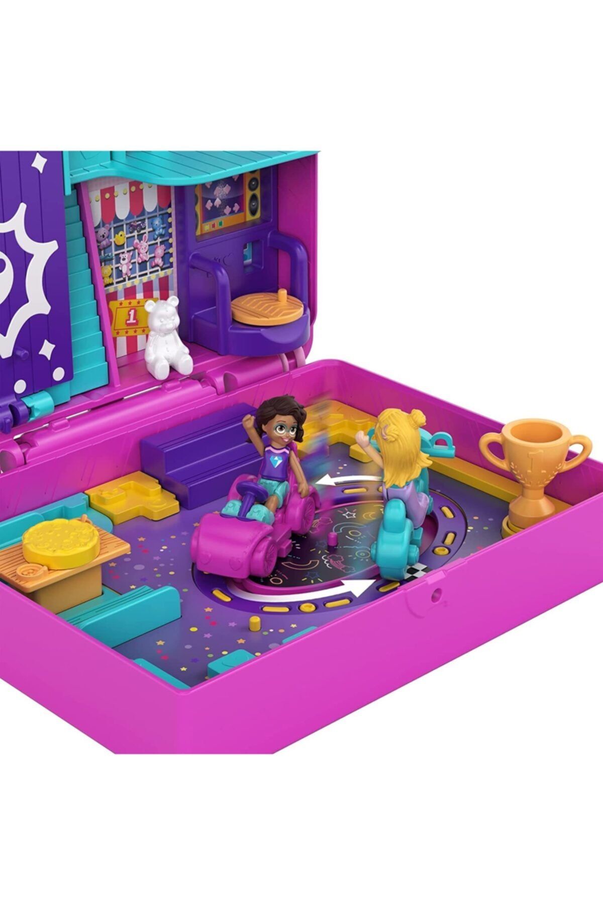 Polly Pocket And The Adventures Micro Game Sets Race & Rock Arcade Compact  - Trendyol