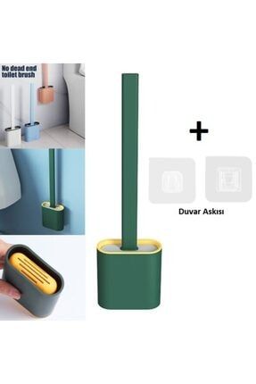 Duvara Asılabilir Silikon Tuvalet Temizlik Fırçası MT677