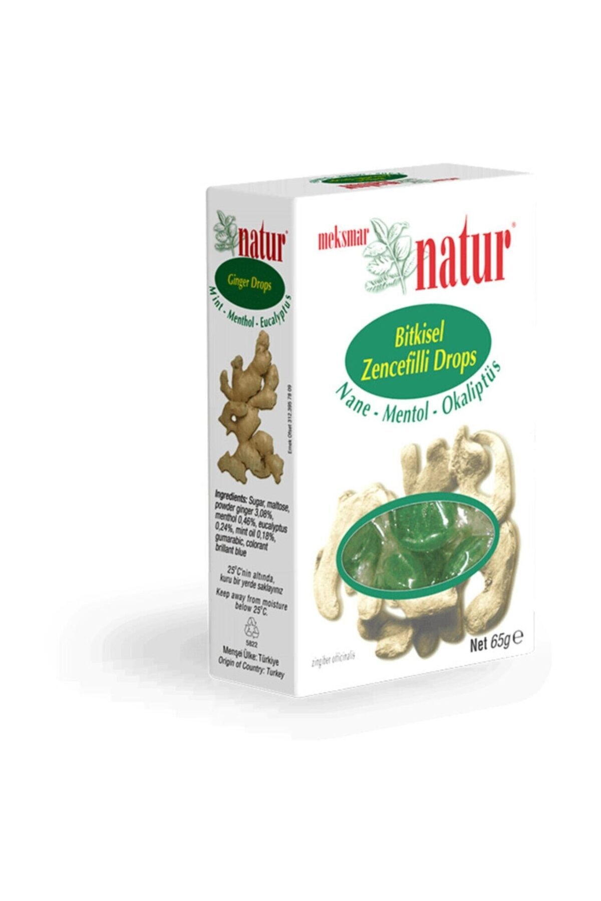 City Gross Natur Bitkisel Zencefilli Naneli Seker 65 Gr Fiyatı