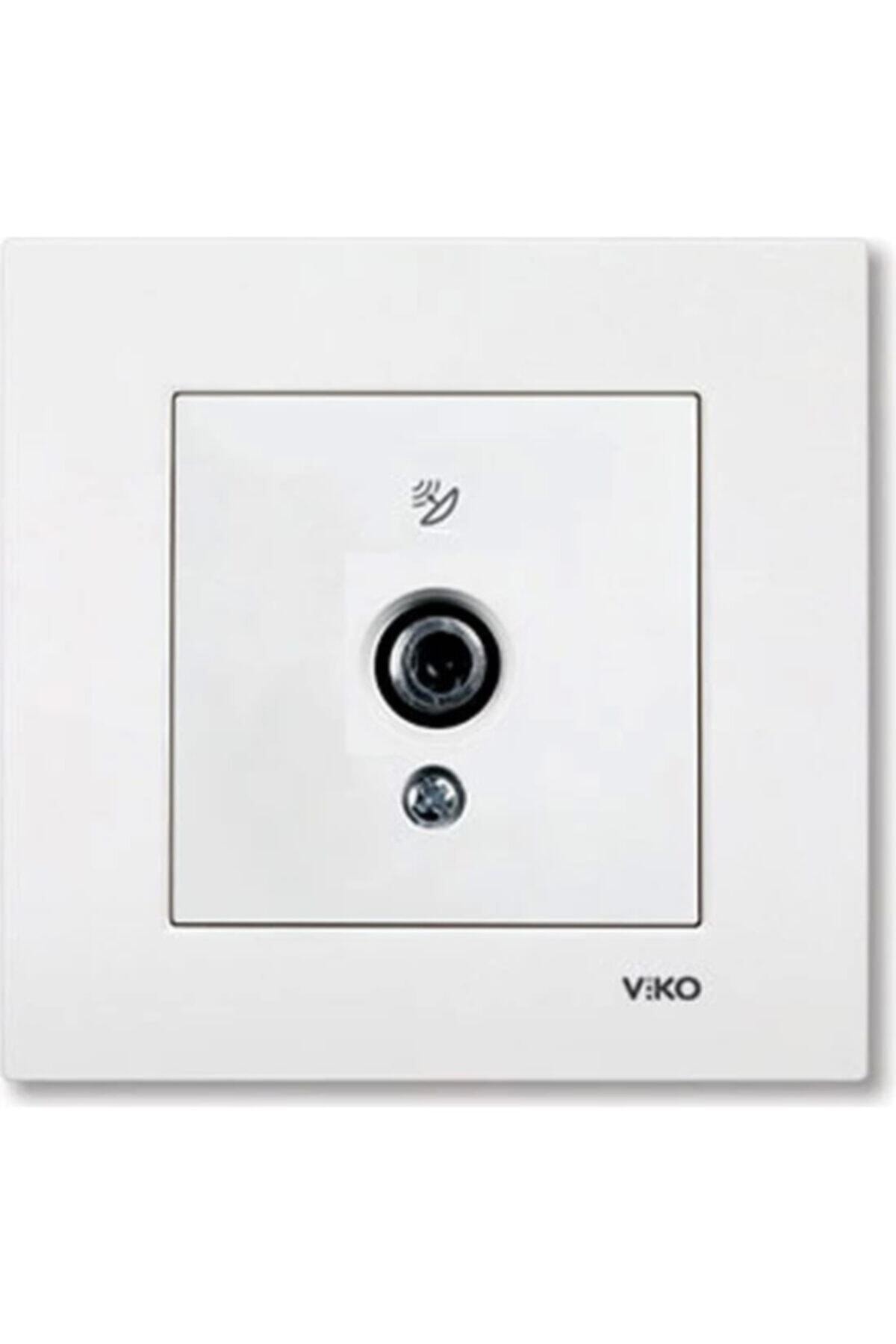 VİKO Viko Karre Uydu Prizi F Konnektörlü Sonlu - Beyaz