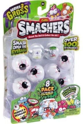 Smashers - 8 Pack Series 2 Çocuklar Çarpıcı Eğlenceli Koleksiyon Körler 546464564564