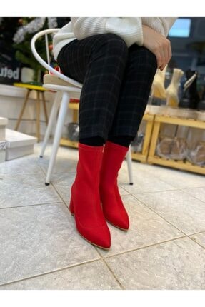 Kırmızı Çorap Ayakkabı Kırmızı çorap