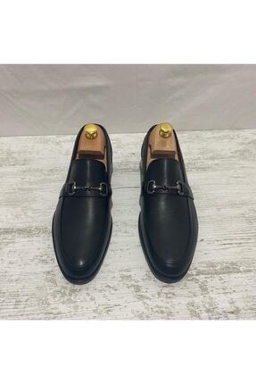 Siyah Tokalı Klasik Ayakkabı 5347950667