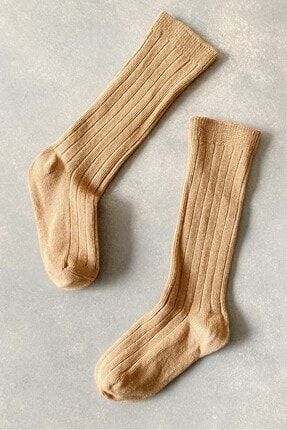 Dikişsiz Vizon Dizaltı Bebek Çorabı LPDZALT
