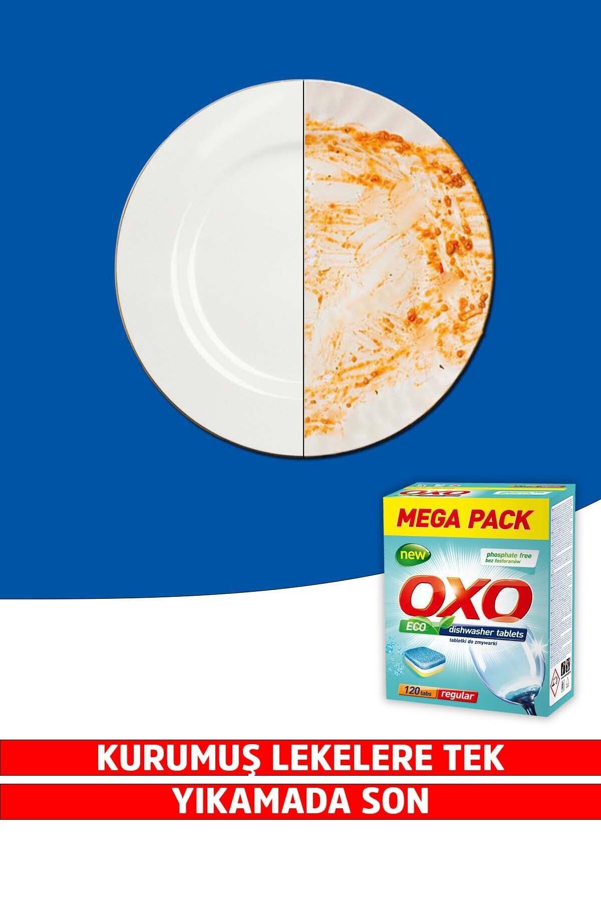 Oxo 240 Adet Bulaşık Makinesi Tableti Mega Paket Deterjan Hepsi Bir Arada (120x2) ZO10060