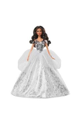 Mattel Barbie 2021 Mutlu Yıllar Bebeği Kumral Gxl20 168003