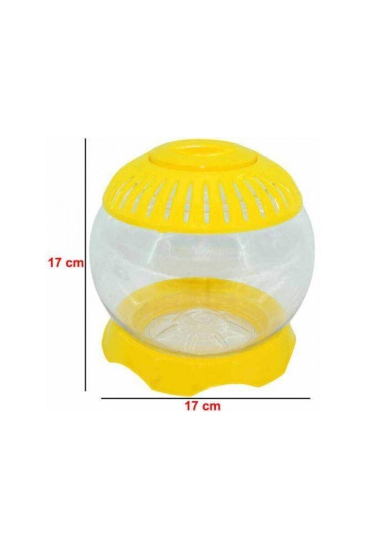 TROPİKAL Plastik Ufo Fanus 1 Adet 17 Cm Sarı Kucuk