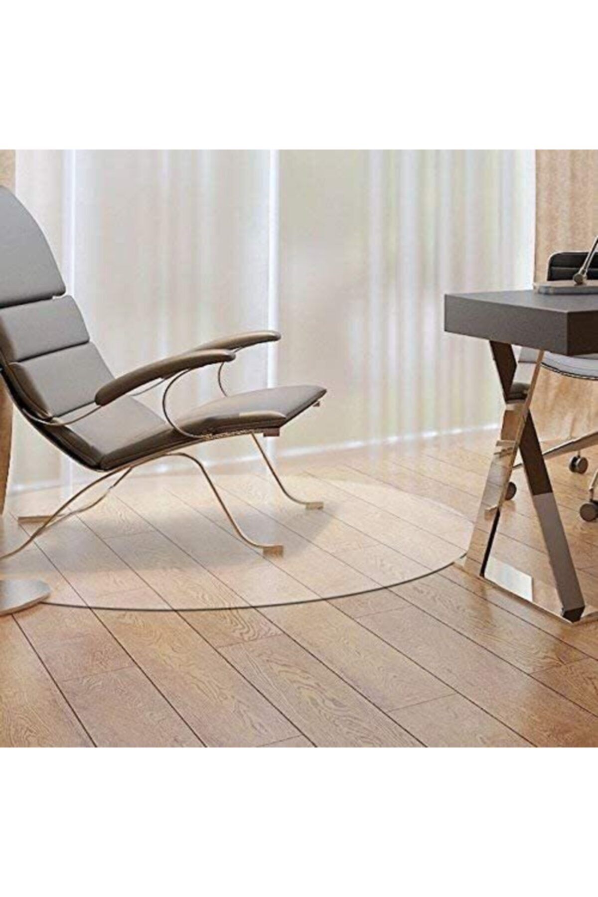 vexillum-1.2mm Transparent PVC Circle Table And Tablecloth Protector | Table Pad Acetate Round Tablecloth 5