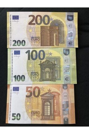 Yeni 300 Adet Euro 50 100 ve 200 Euro Geçersiz Para Eğlence Parası 50 100 200 EURO