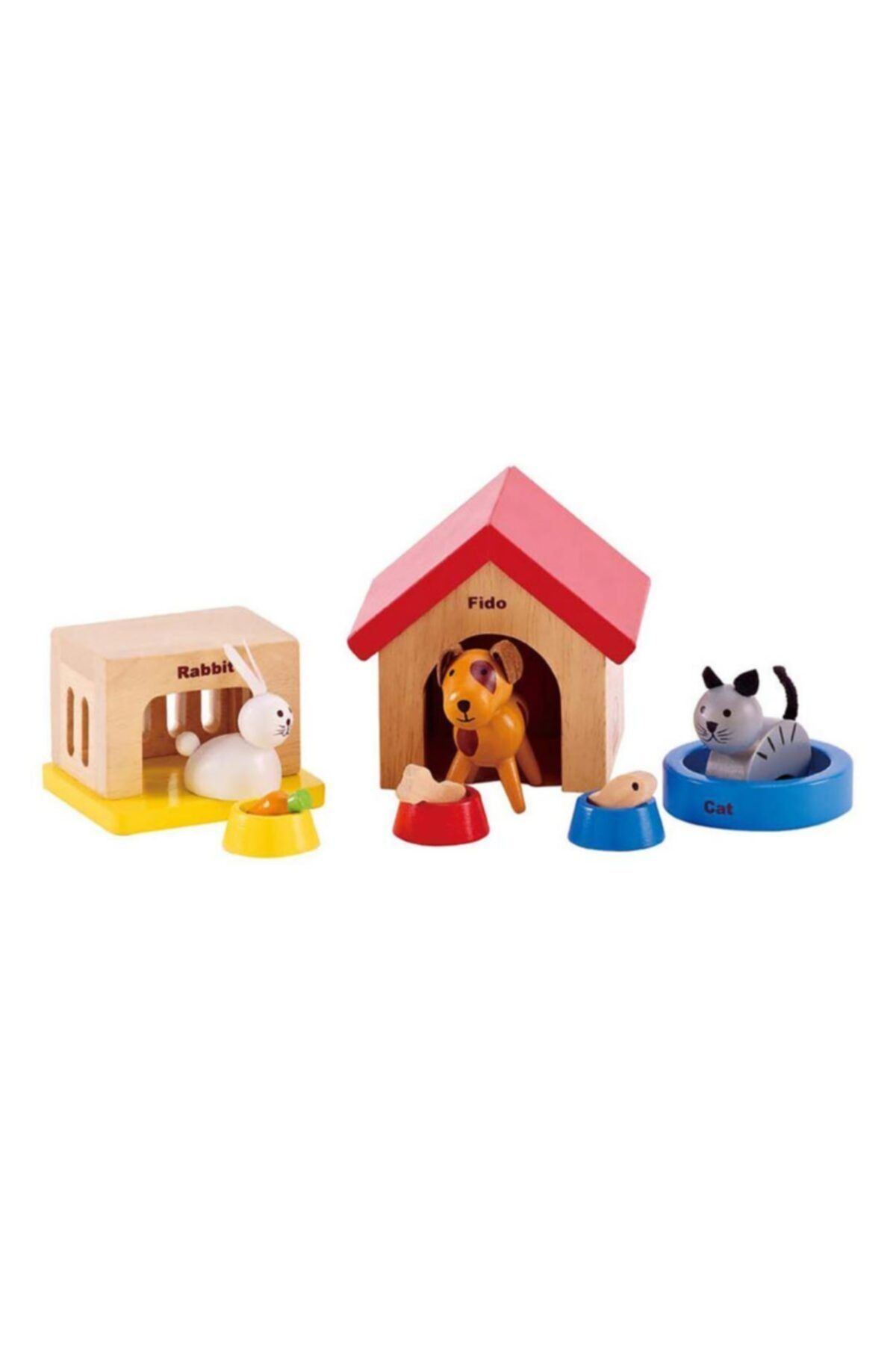 Hape Oyuncak Evcil Hayvan Eşya Seti / Wooden Toys - Family Pets