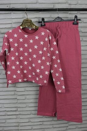Kız Çocuk Pembe Modelli Pijama Takımı DYG-02111