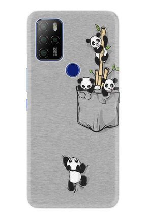 Omix X500 Kılıf Silikon Desen Özel Seri Pandalar 1798 omixx5007t17