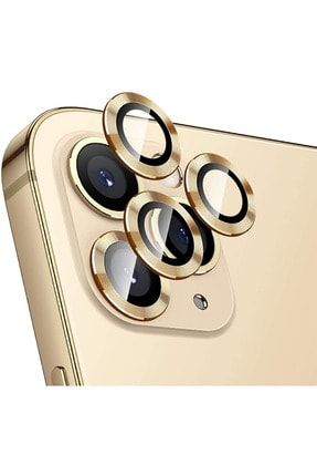 Iphone 12 Pro Max Kamera Lensi Mercek Lensi Koruyucu Gold 3 Adet 12promaxmrcklens