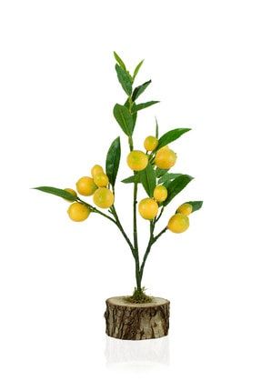 İnce Dallı Yapay Limon Ağacı KUTUKLU-LIMON-CCKMSN
