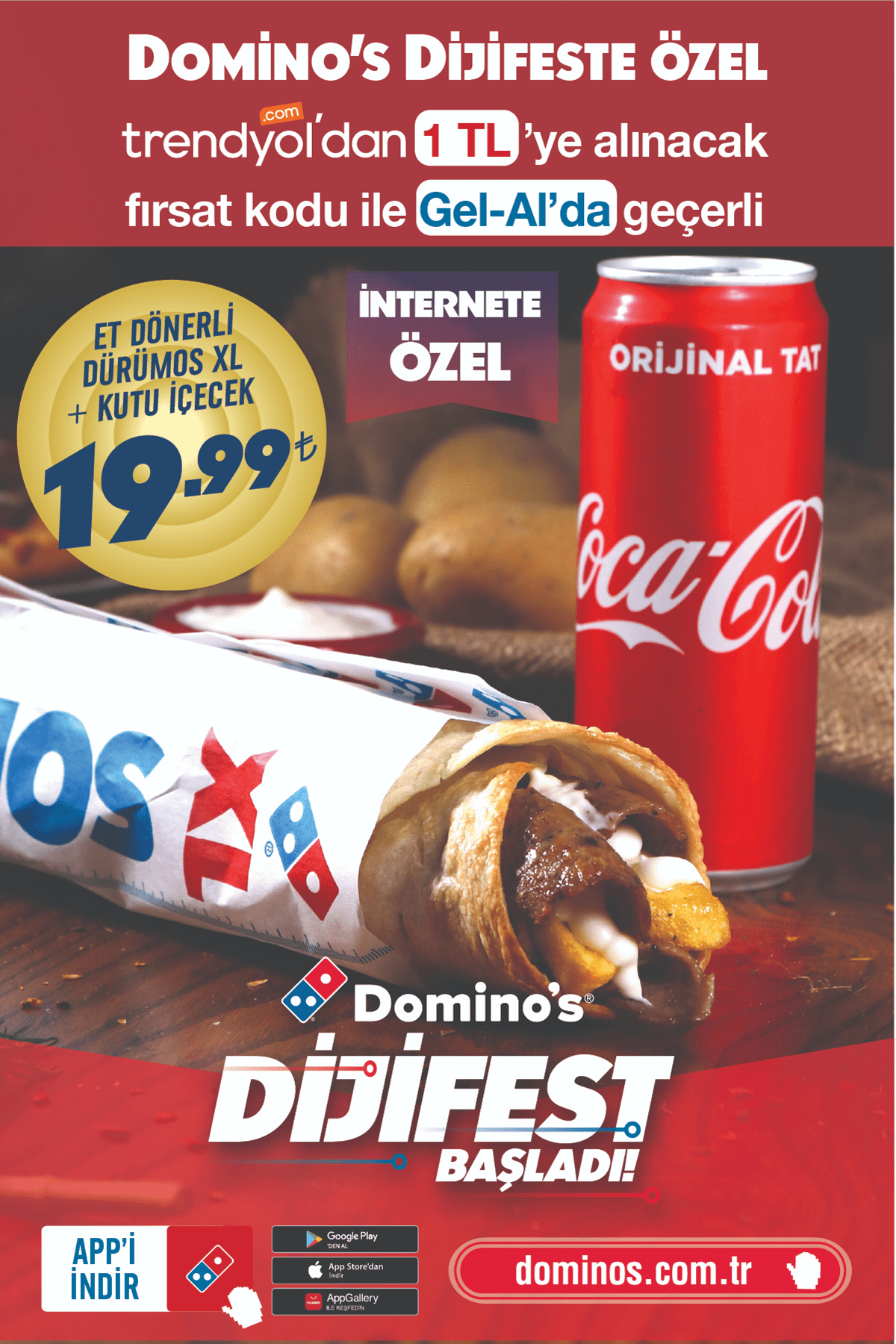 Domino S Gel Al Donerli Durumos Xl Kutu Icicek Trendyol