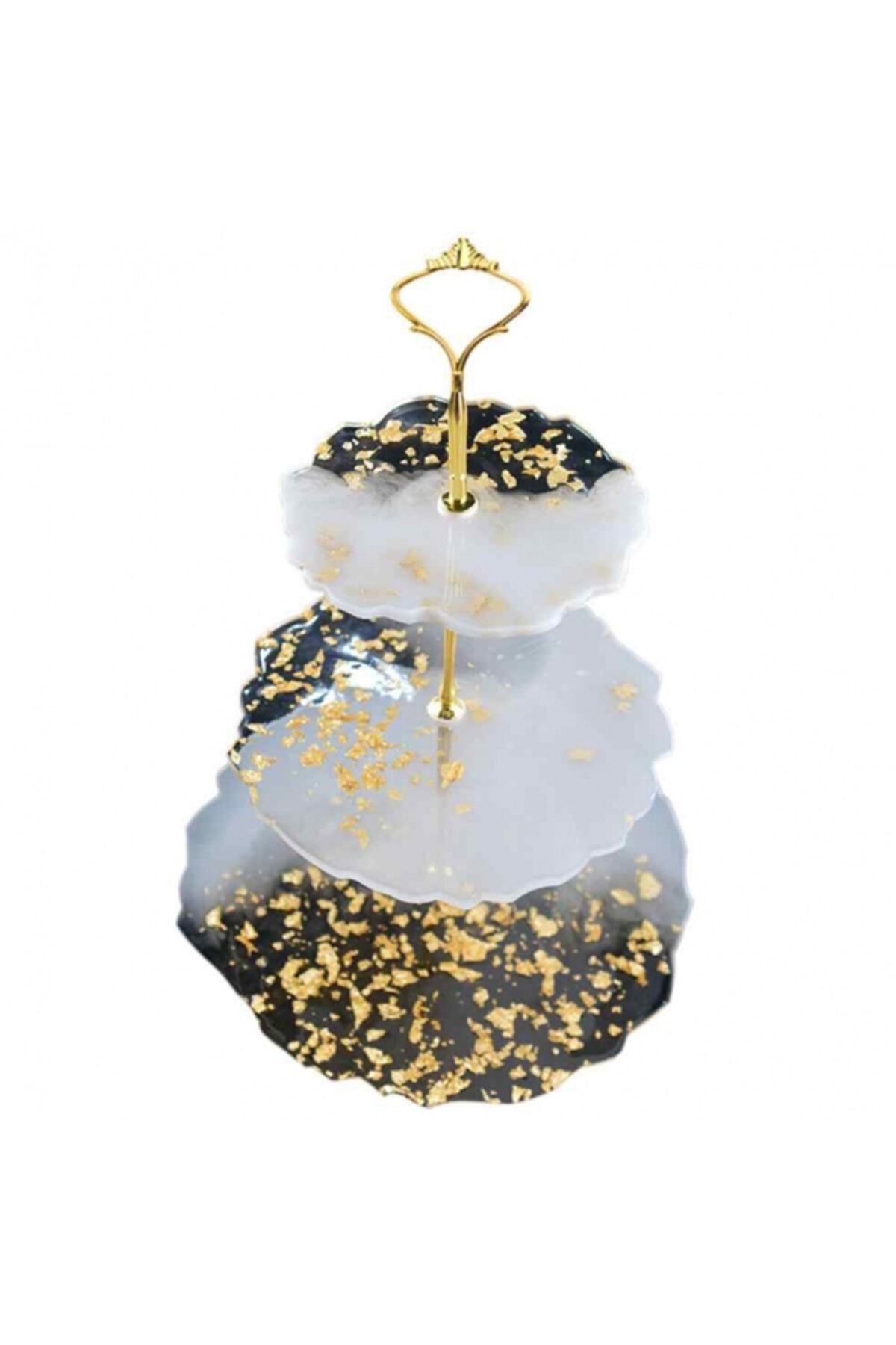 TT Tahtakale Toptancıları-Epoxy Silicone - 3-Piece Round Cake Stand E209 3
